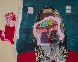 Virginia Chihota, Chibereko chakaramba kuudzirwa (The womb refused to be told), 2021, Courtesy of the artist and Tiwani Contemporary. Photography by Deniz Guzel